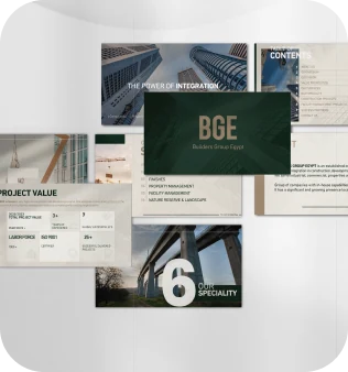 Builders Group Egypt: company profile pages