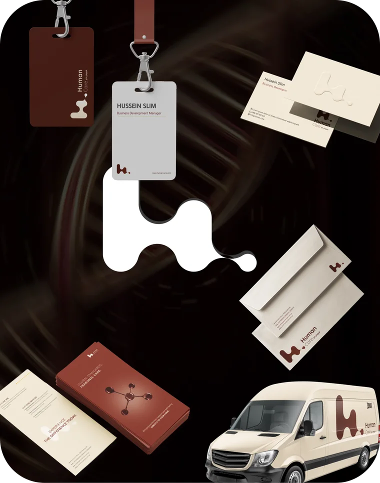 Human Care: brand identity and stationery
