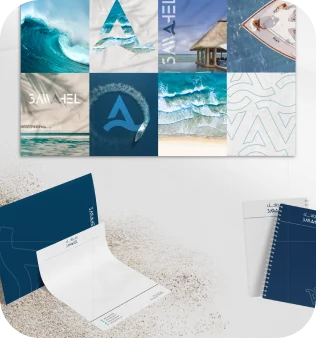 Sawahel: brand identity and stationery